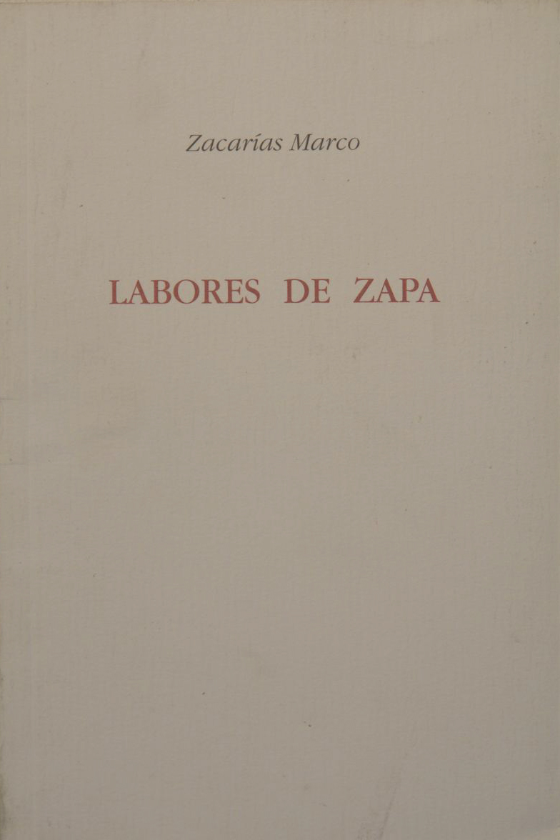 Labores de zapa Zacarías Marco